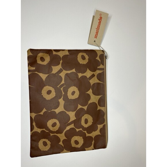 Marimekko Mini Unikko A4 Pussukka Recycled Material NWT - Picture 2 of 11